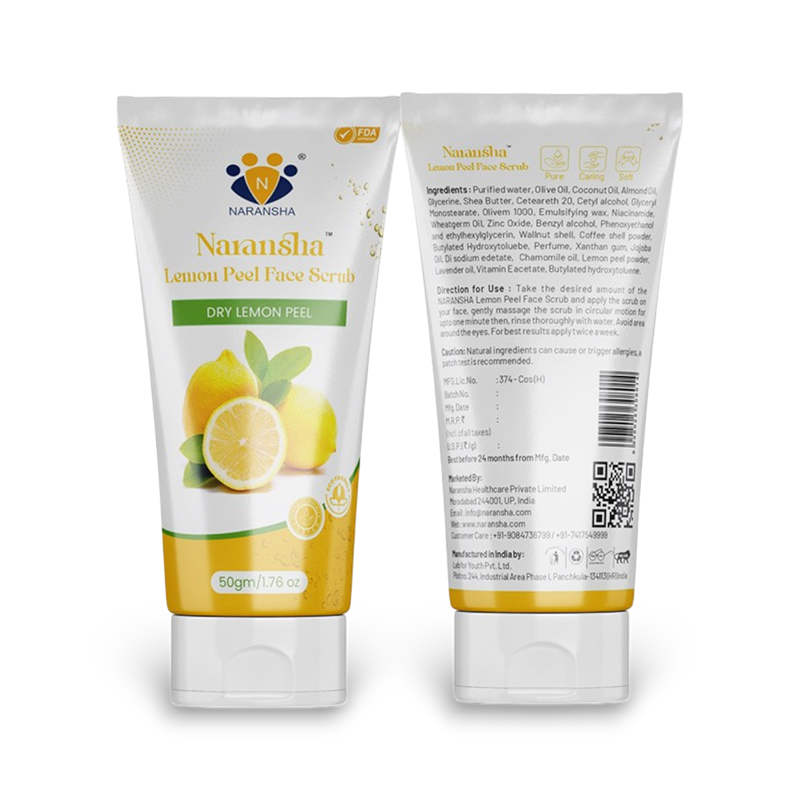 3 Lemon Peel Face Scrub